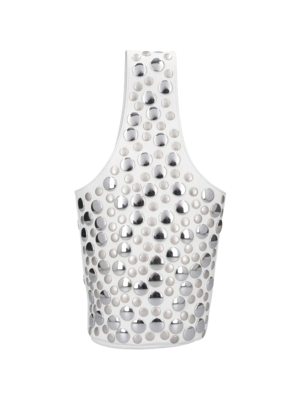 KHAITE Livia stud-embellishment tote bag - Bianco