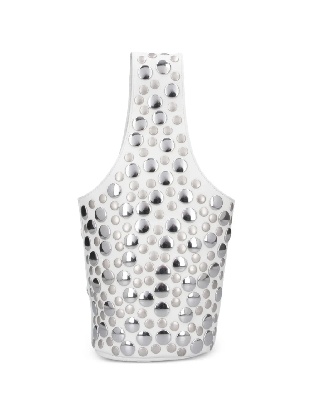 KHAITE Livia stud-embellishment tote bag - Bianco