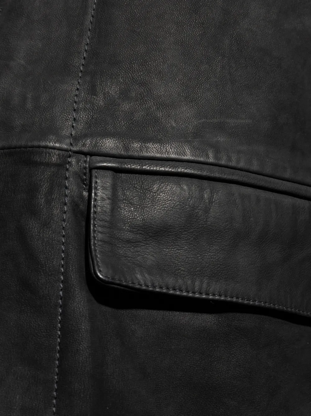 AllSaints Survey gelaagd suède jack Zwart