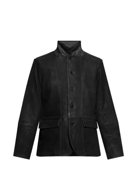 AllSaints Survey double-layered suede jacket