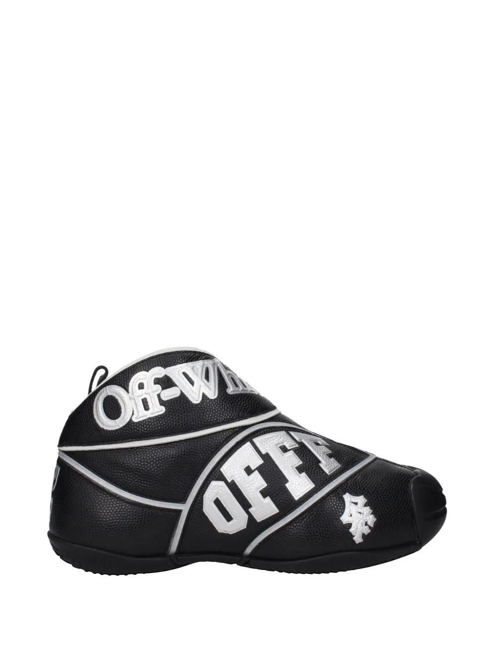 Off-White The Ball logo-print sneakers - Nero