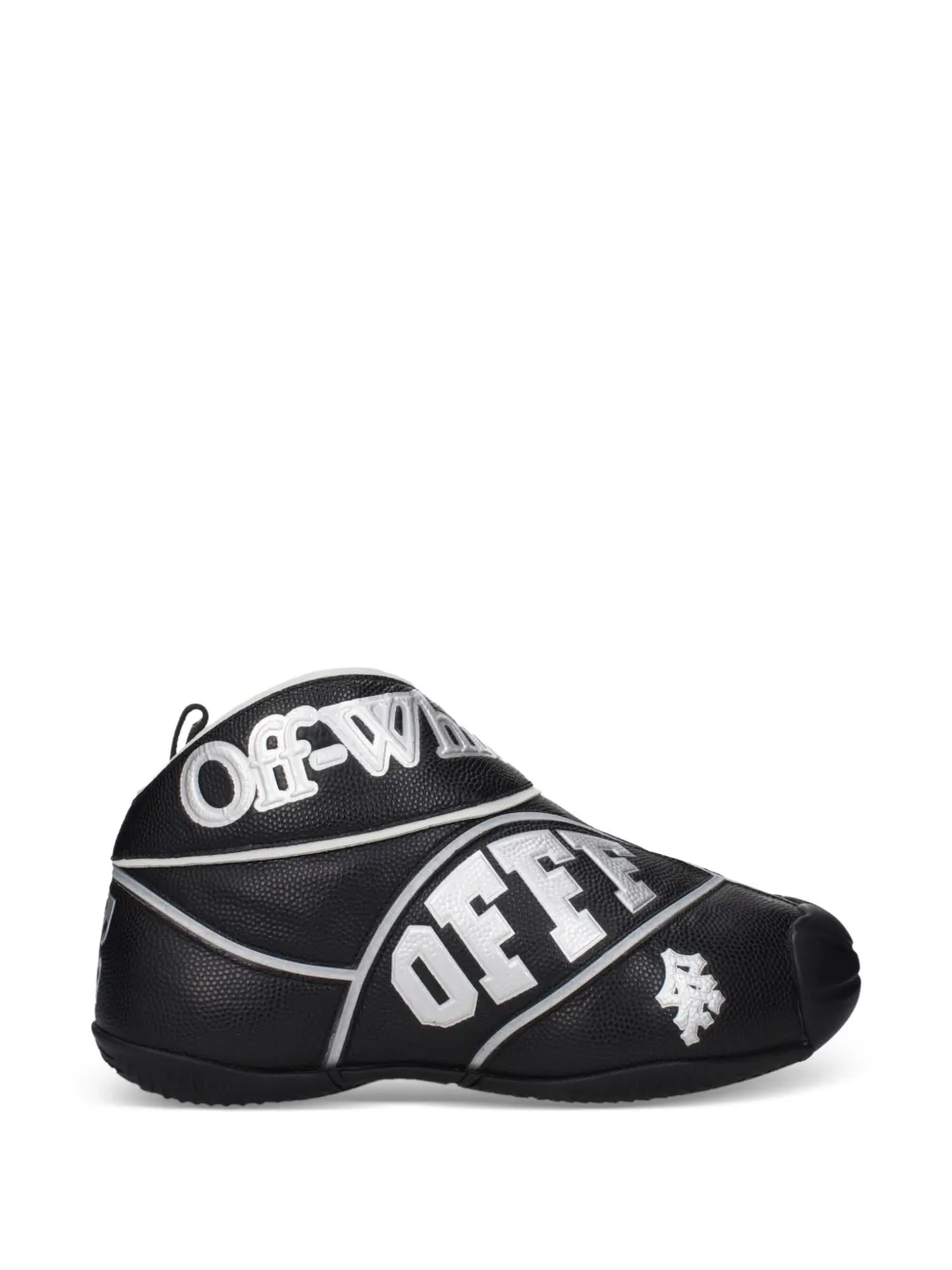 Off-White The Ball logo-print sneakers - Nero