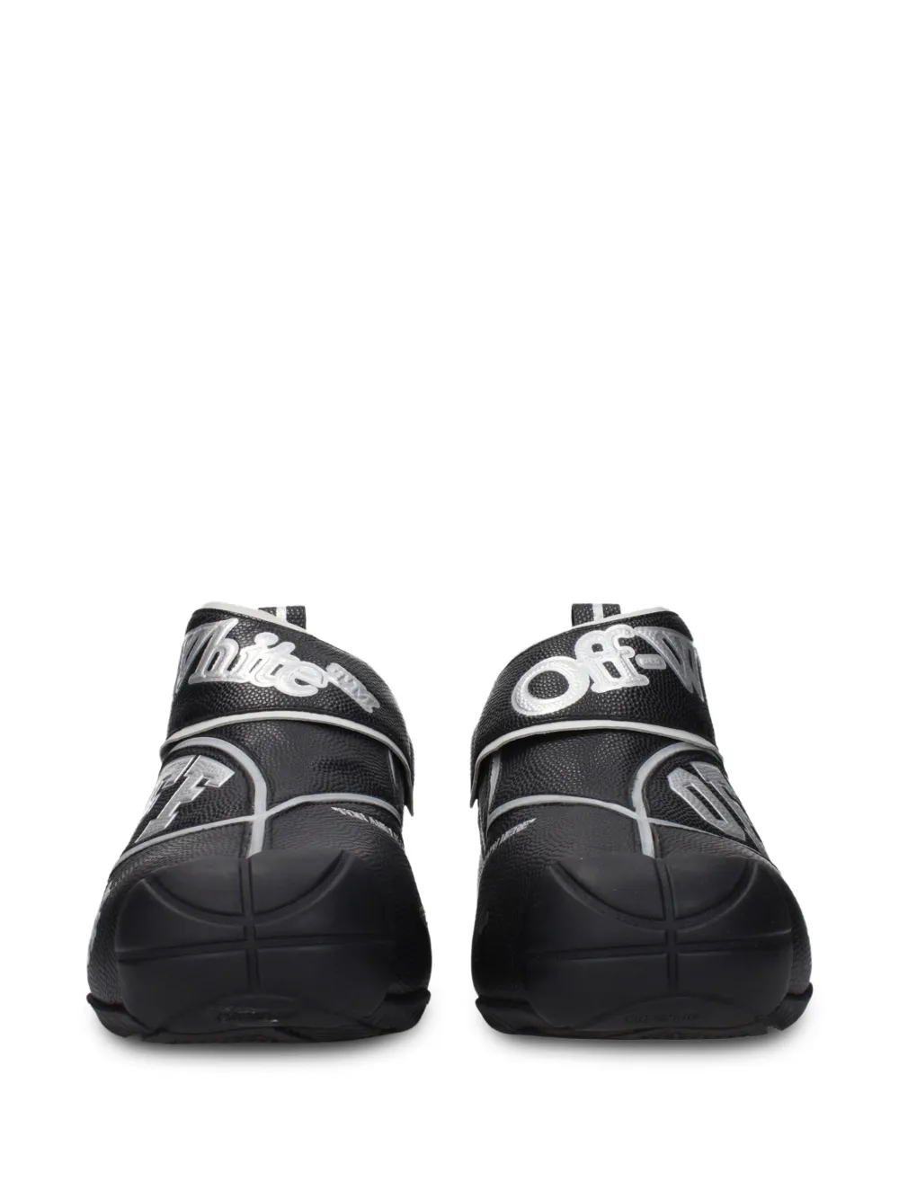Off-White The Ball logo-print sneakers Zwart