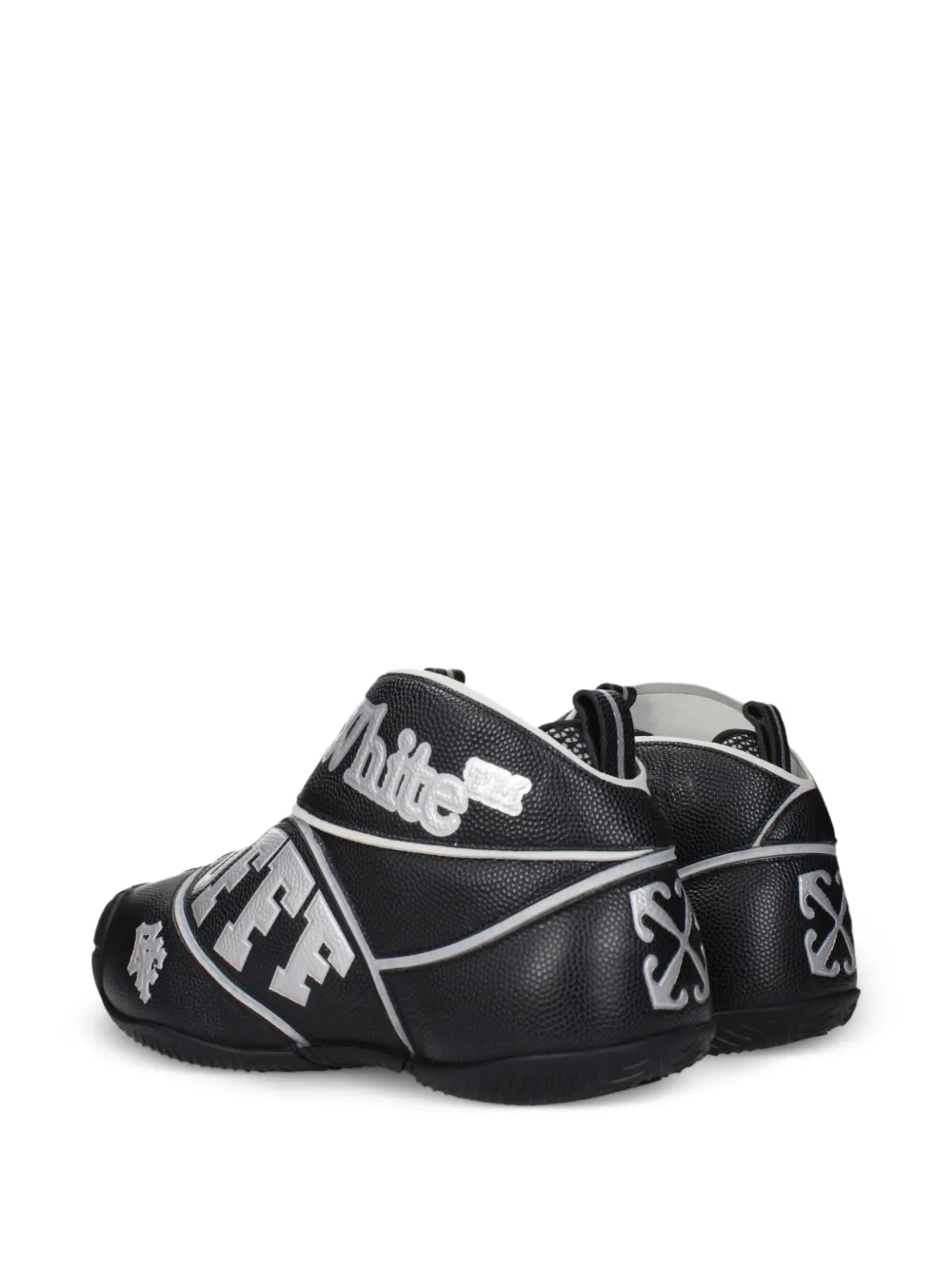Off-White The Ball logo-print sneakers Zwart