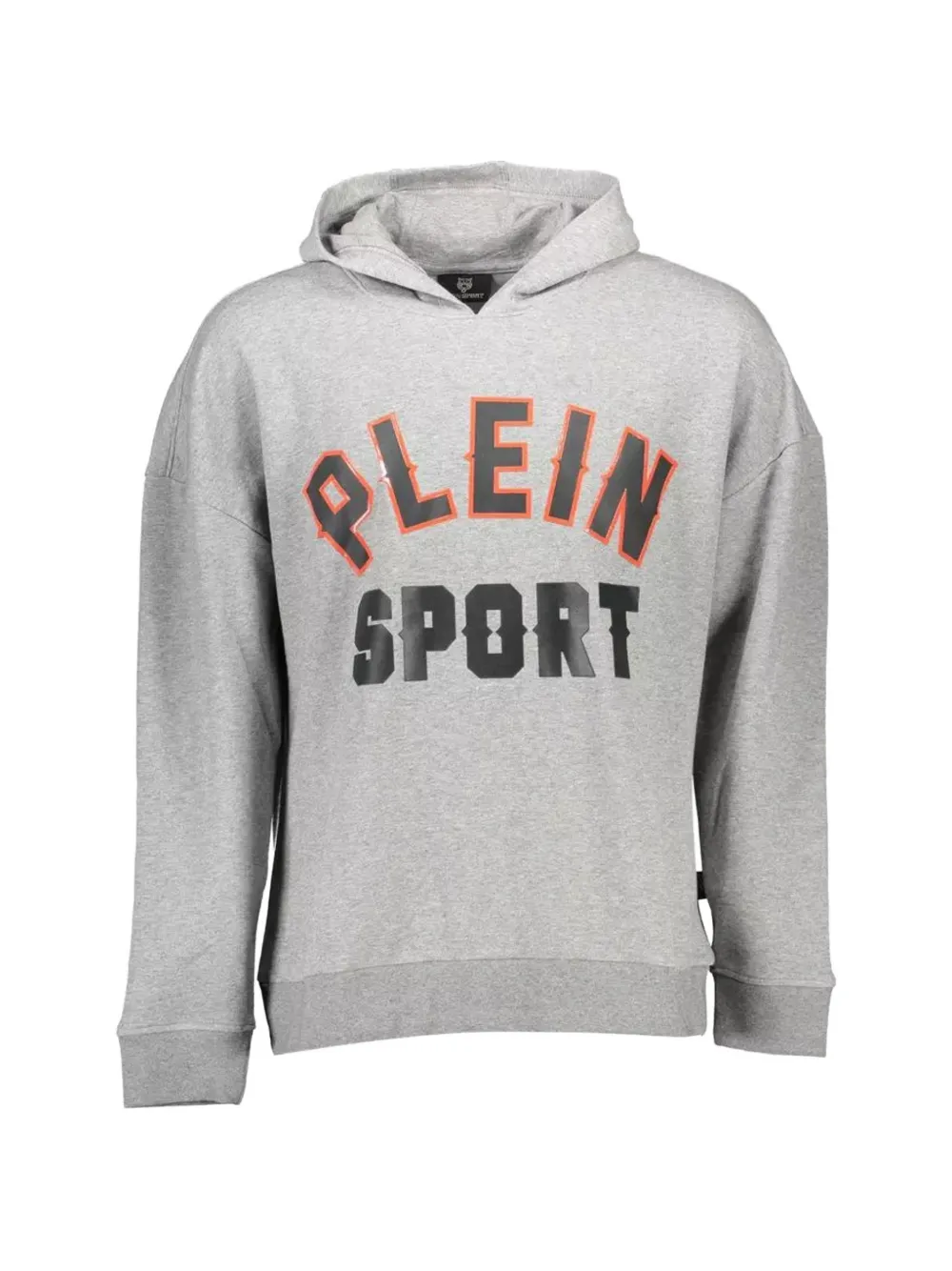 Plein Sport logo-print hoodie - Grigio