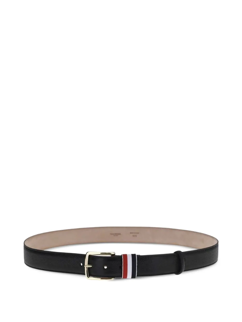 Thom Browne striped-detail belt - Black