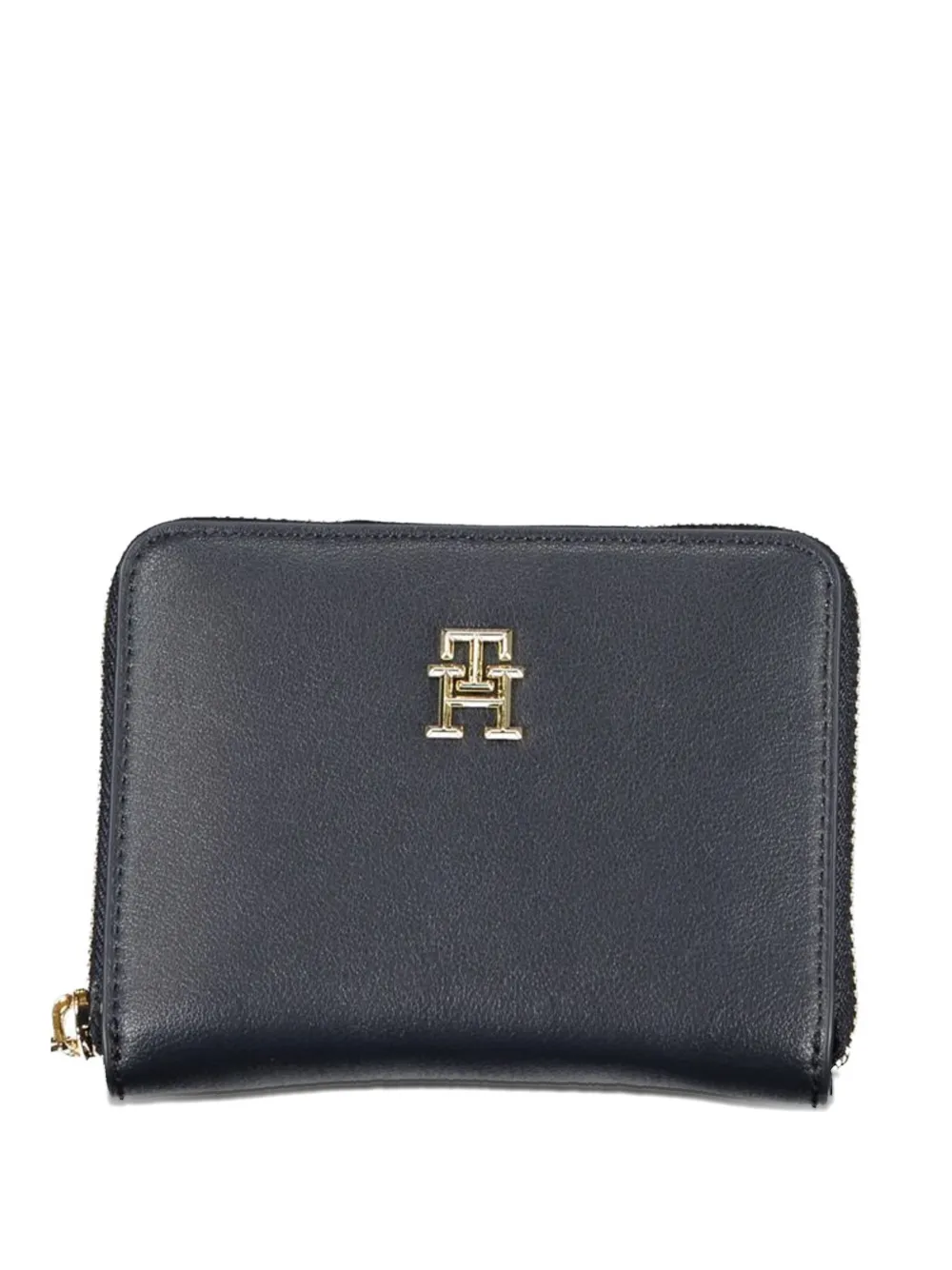 Tommy Hilfiger logo-plaque zip-around wallet - Blu