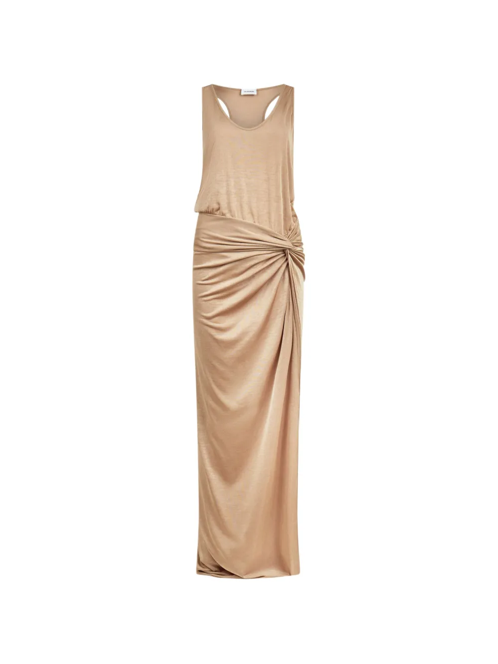 THE ANDAMANE Juno draped maxi dress - Gold