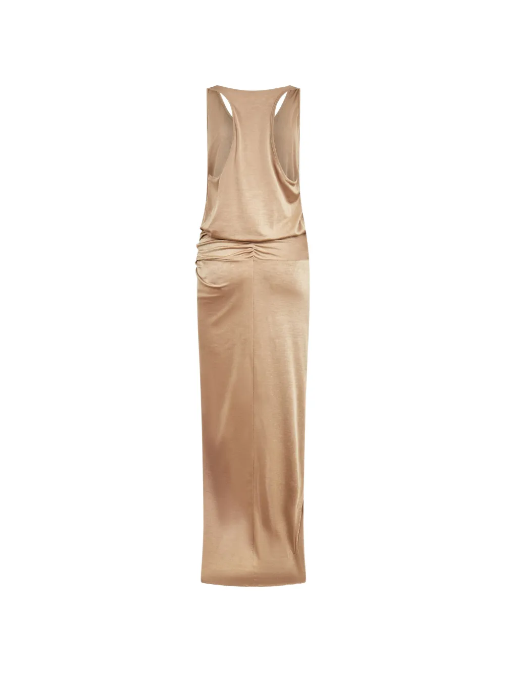 THE ANDAMANE Racerback jurk met geknoopt detail Goud