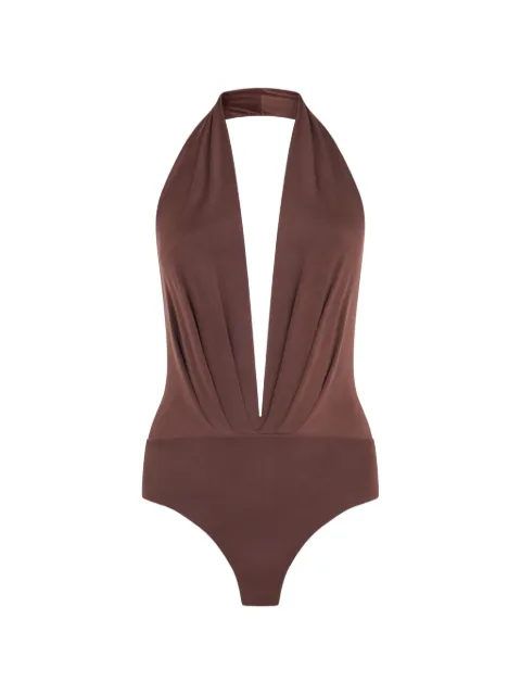 THE ANDAMANE Zendaya draped bodysuit