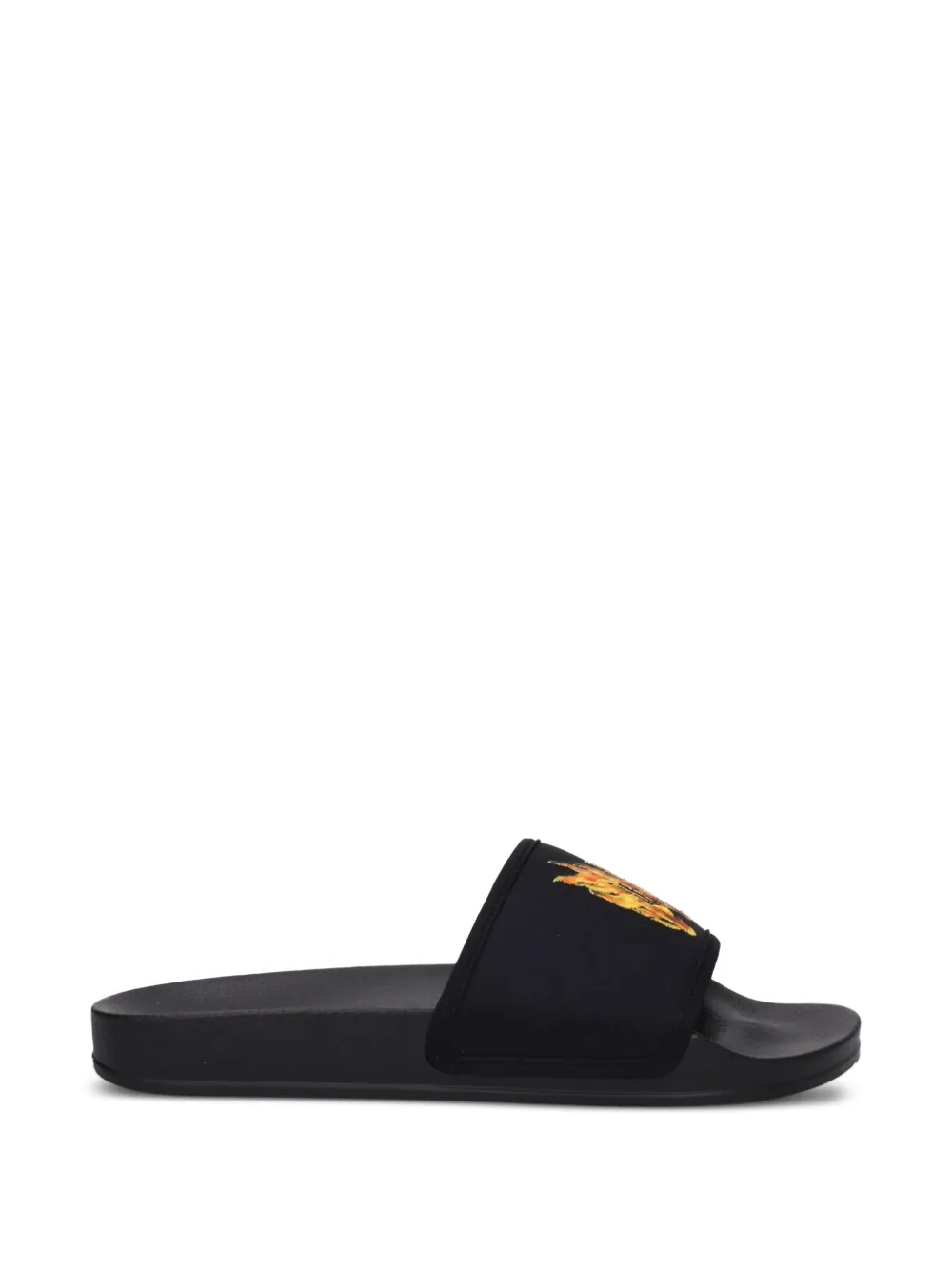 Palm Angels embroidered-logo slides Zwart