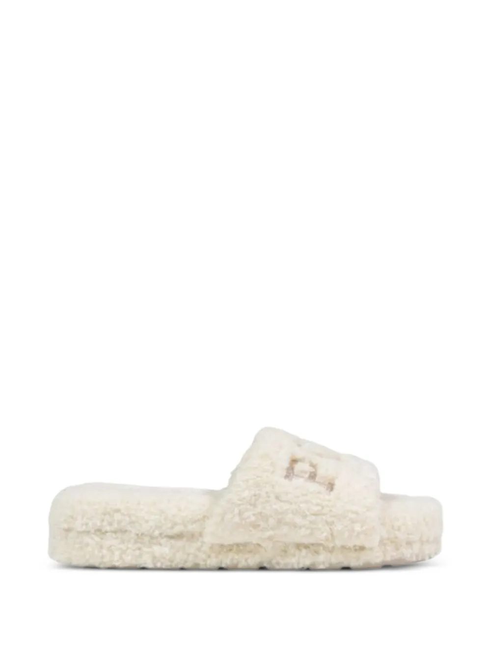 Polo Ralph Lauren fleece logo-embroidered sandals - Toni neutri