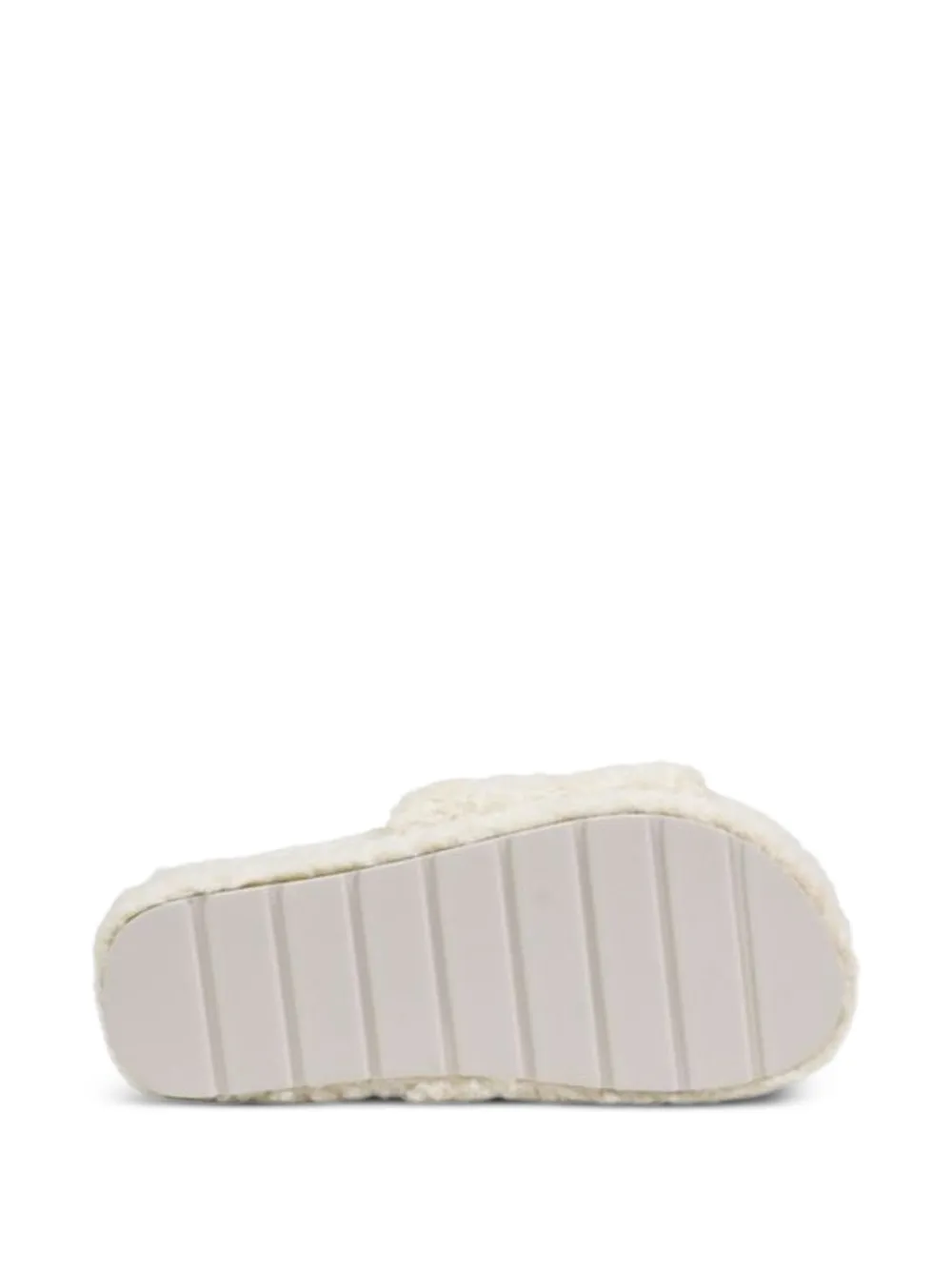 Polo Ralph Lauren fleece logo-embroidered sandals Beige
