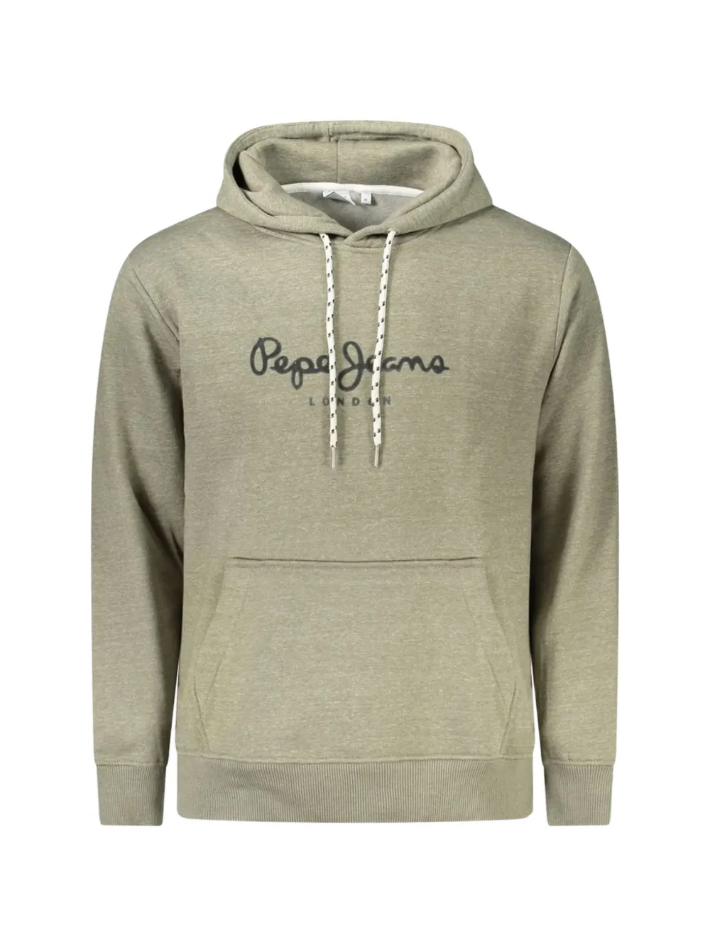 Pepe Jeans Macbeth logo-print kangaroo-pocket cotton hoodie - Verde