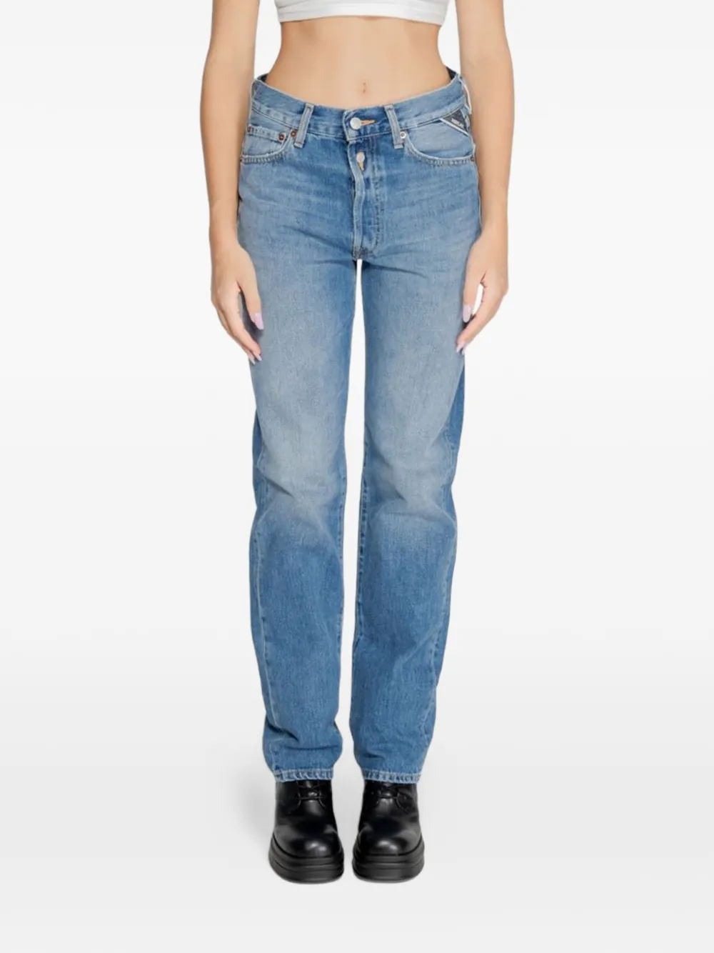 Replay Anny high-waisted denim jeans - Blu