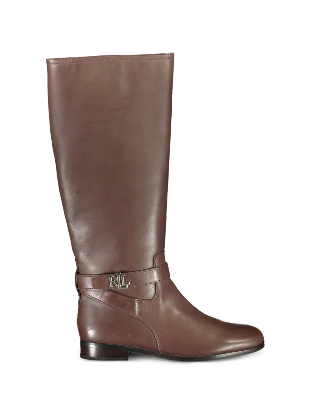 Lauren Ralph Lauren Karina logo-buckle boots Bruin