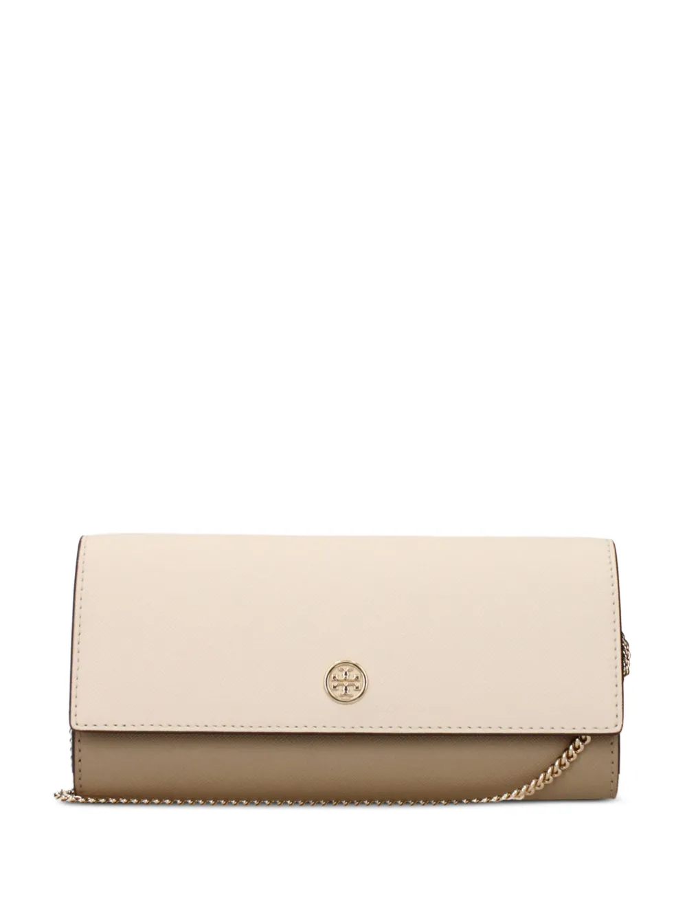 Tory Burch small Kira leather crossbody bag - Nude