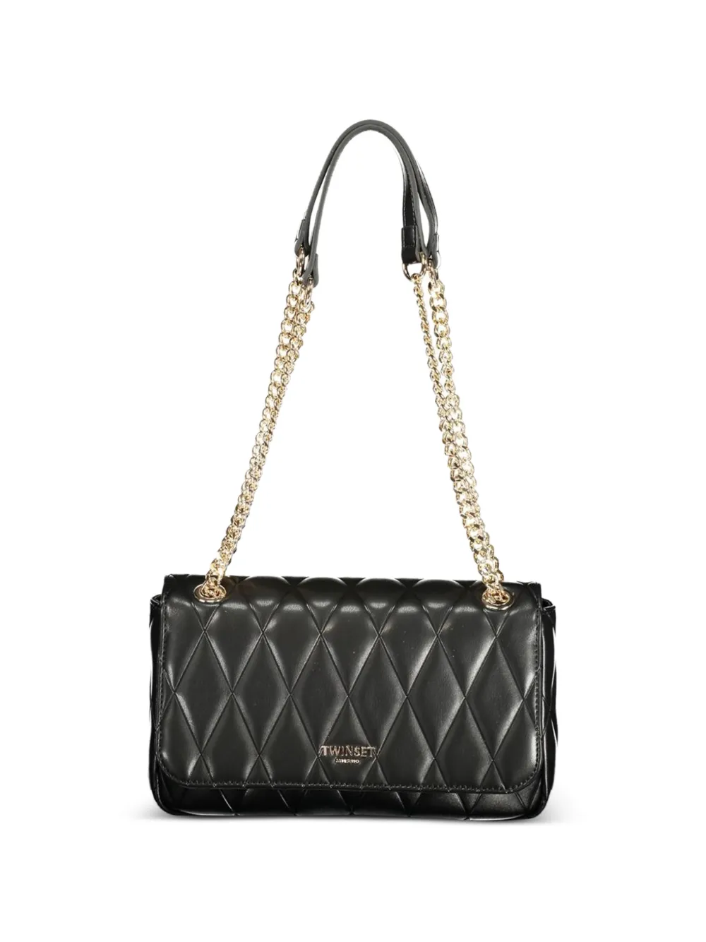 TWINSET diamond-quilted shoulder bag - Nero