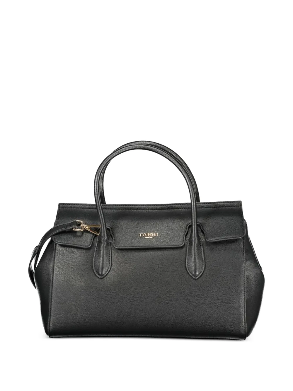 TWINSET logo-plaque tote bag - Nero