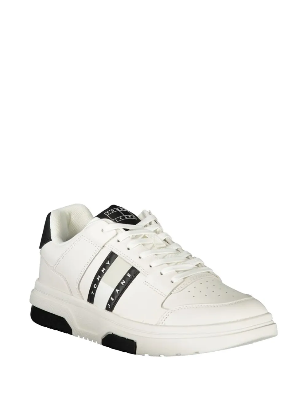 Tommy Hilfiger The Brooklyn logo-print lace-up sneakers Wit