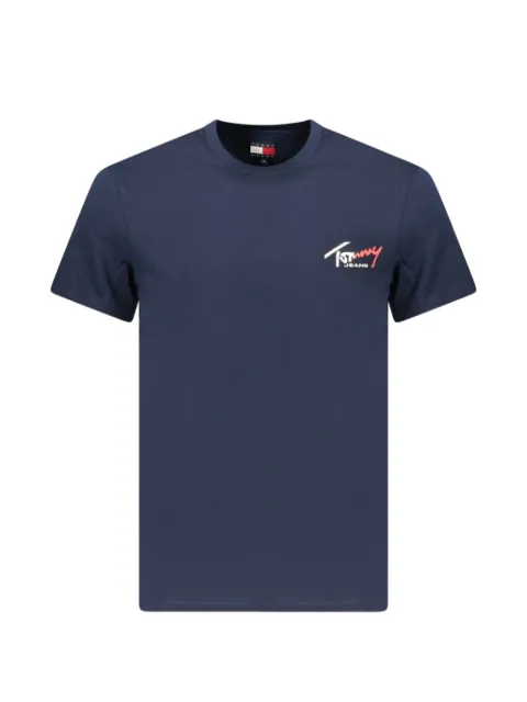 Tommy Jeans logo-print cotton T-shirt