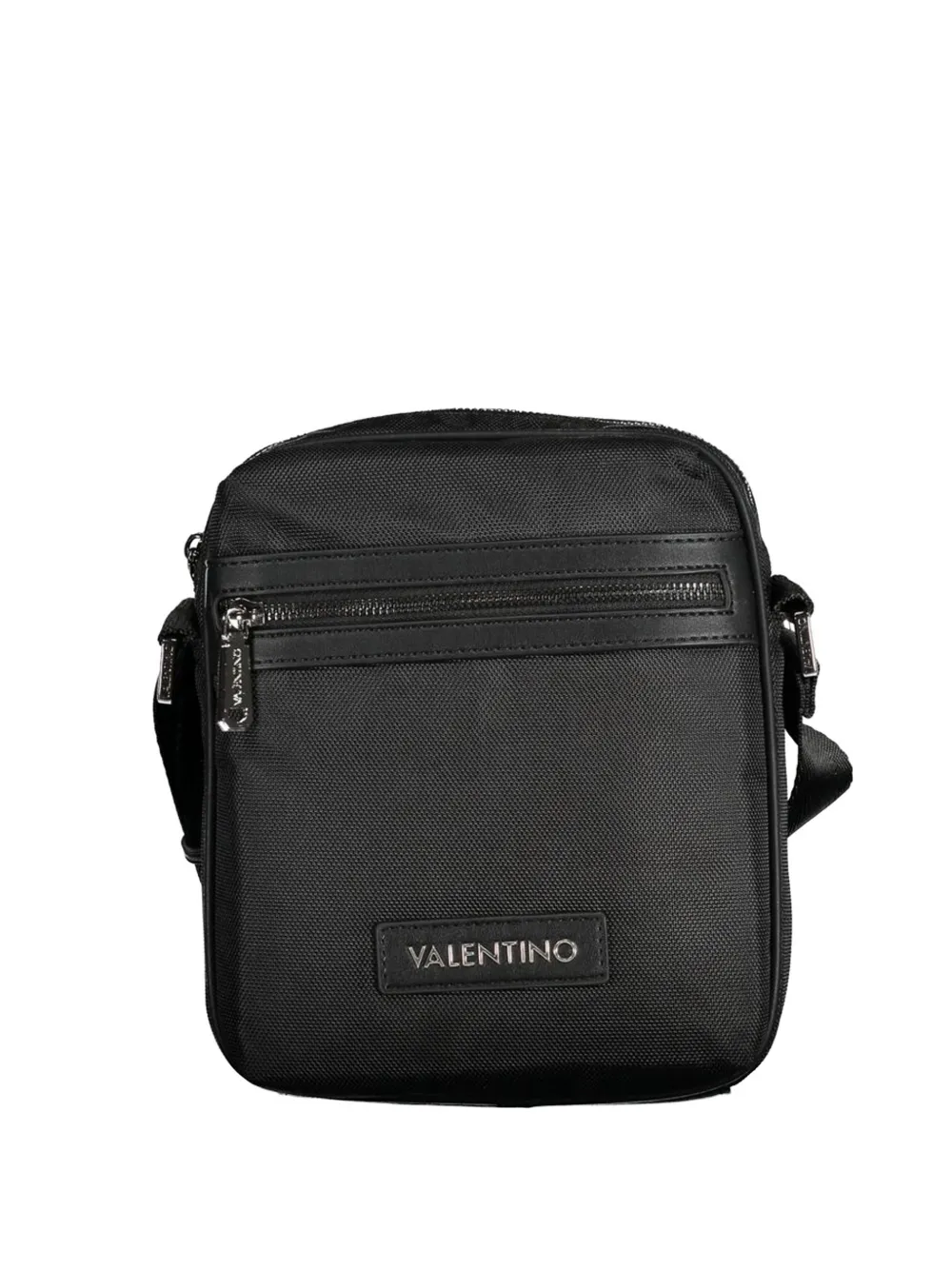 MARIO VALENTINO logo-patch shoulder bag - Schwarz