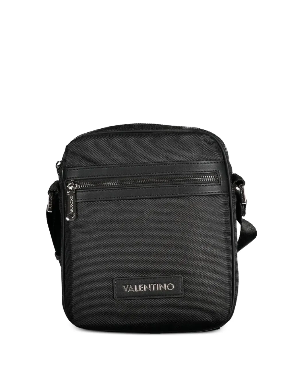 MARIO VALENTINO logo-patch shoulder bag - Nero
