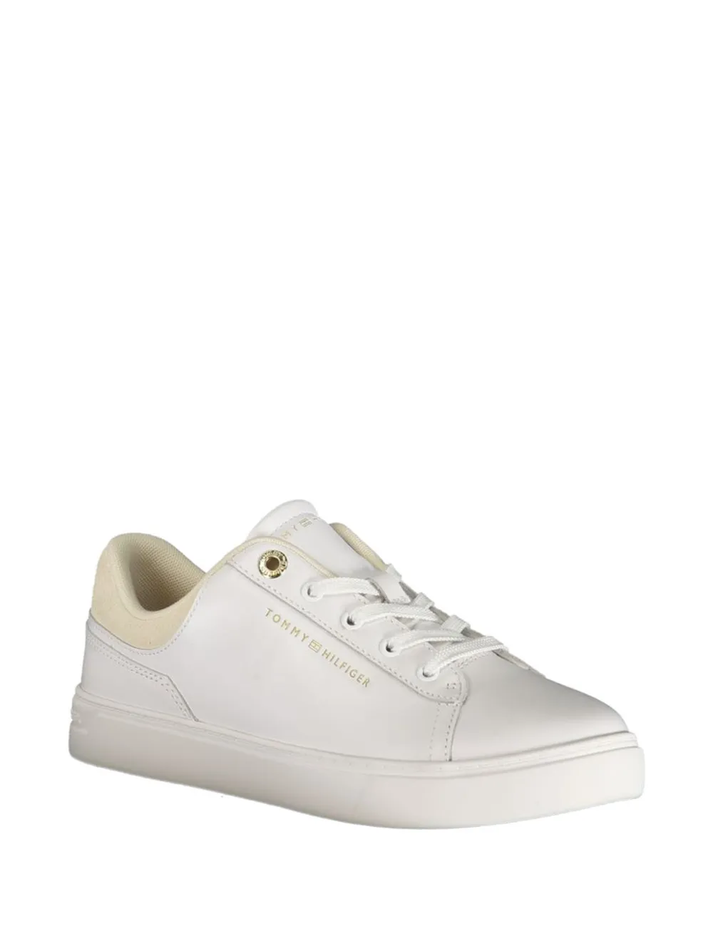 Tommy Hilfiger logo-lettering sneakers Wit