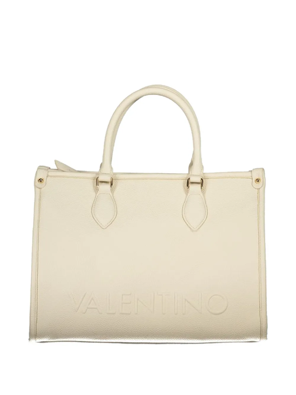 MARIO VALENTINO logo-embossed tote bag - Toni neutri