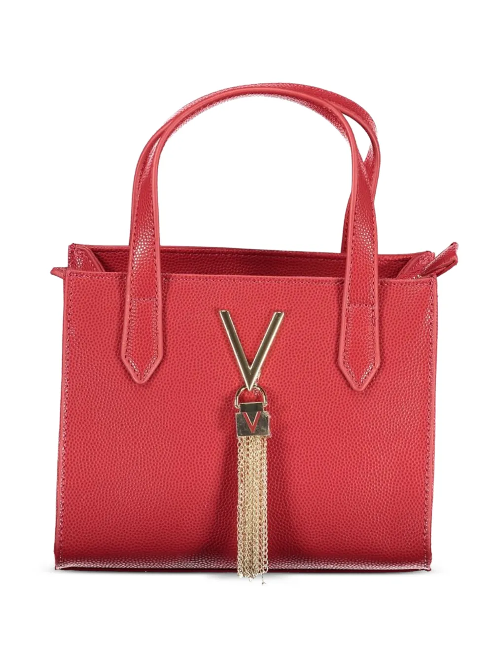 MARIO VALENTINO mini logo-detail tote bag - Rosso