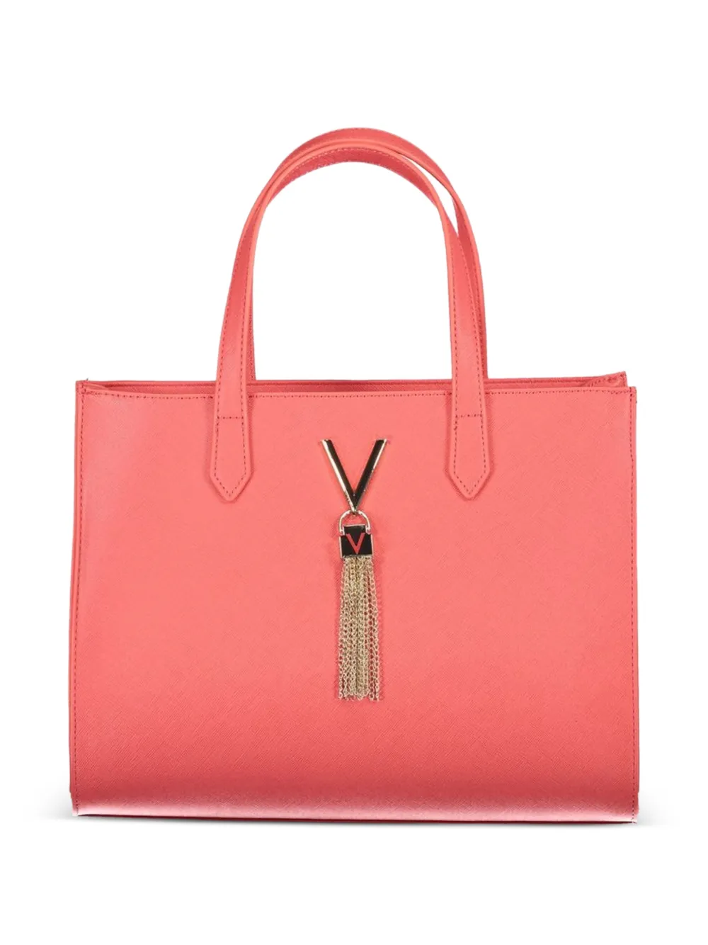 MARIO VALENTINO tassel-detail logo-plaque tote bag