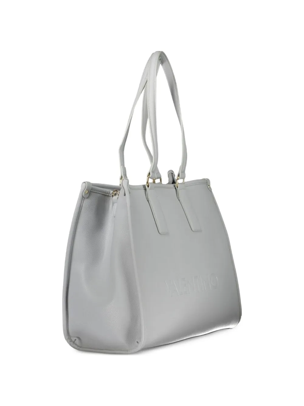 MARIO VALENTINO Shopper met logo-reliëf Blauw