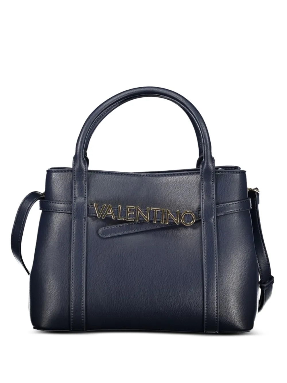 MARIO VALENTINO logo-lettering tote bag - Blu