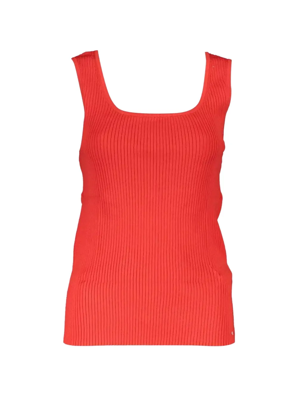 Tommy Hilfiger ribbed tank top - Arancione