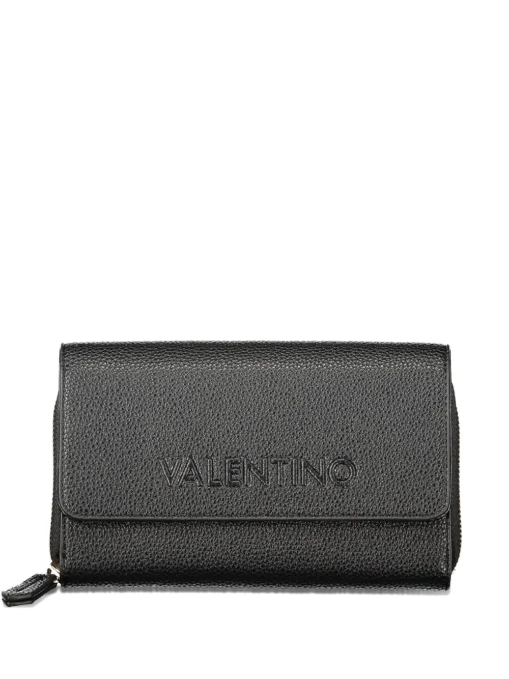 MARIO VALENTINO logo-embossed chain-strap purse - Nero