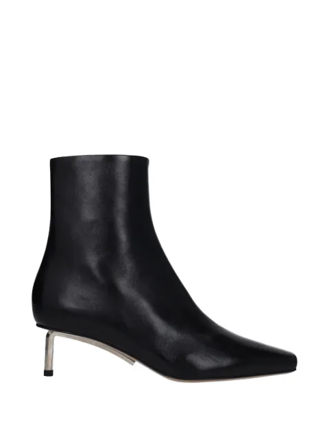 Off-White geometric-heel pointed-toe ankle boots