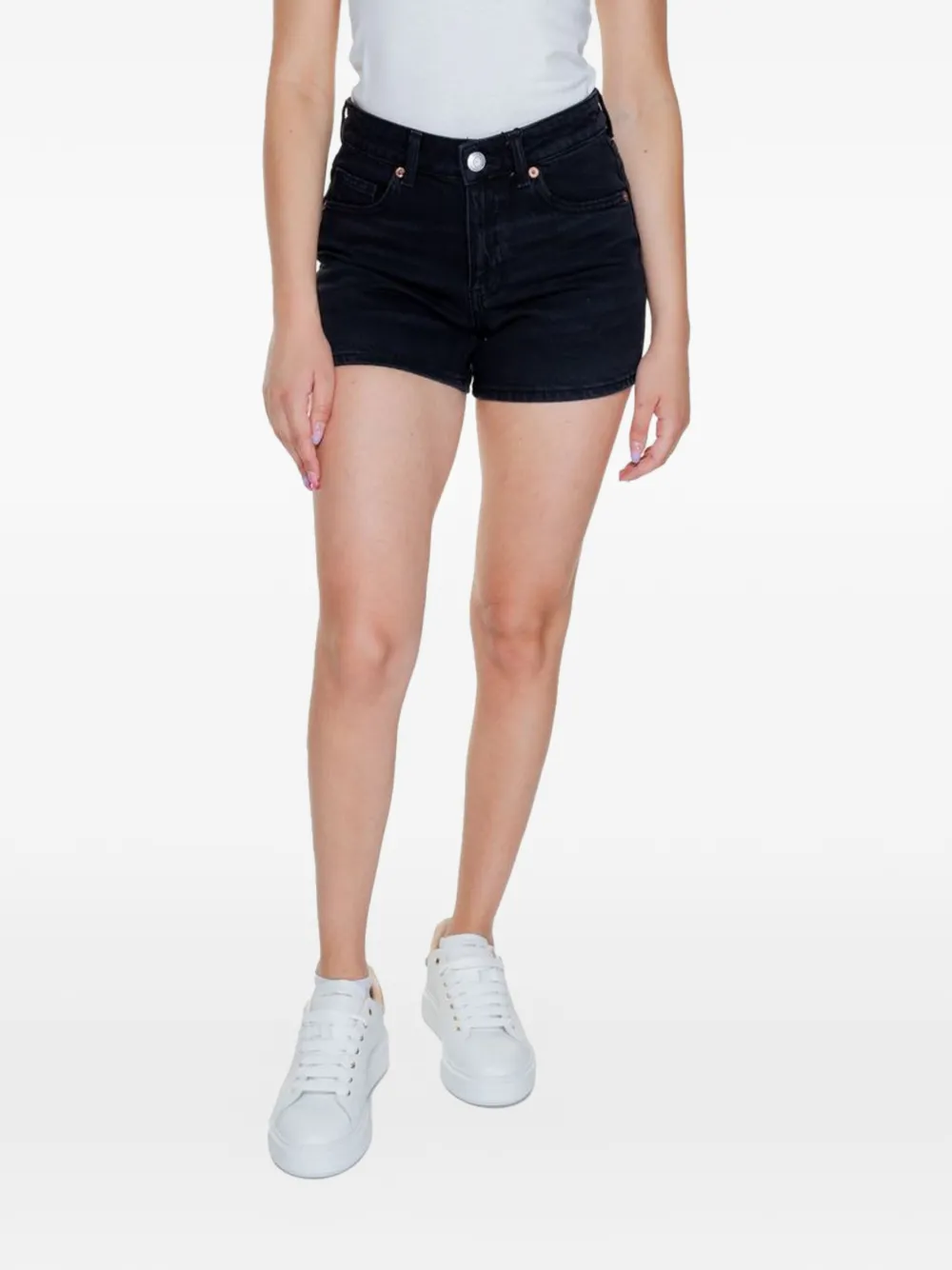 VERO MODA five-pocket denim shorts - Nero