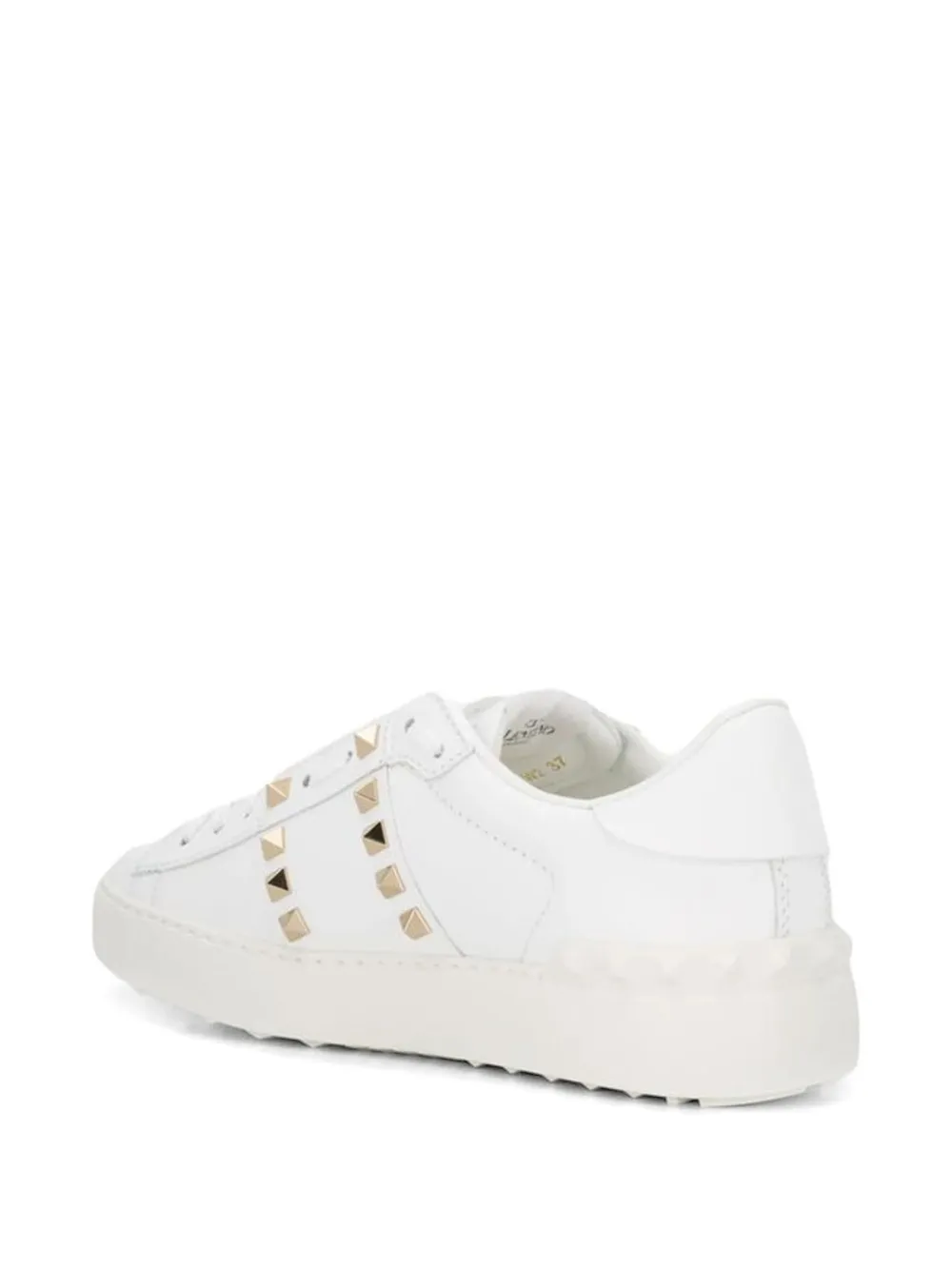 Valentino Garavani Rockstud leren sandalen Wit