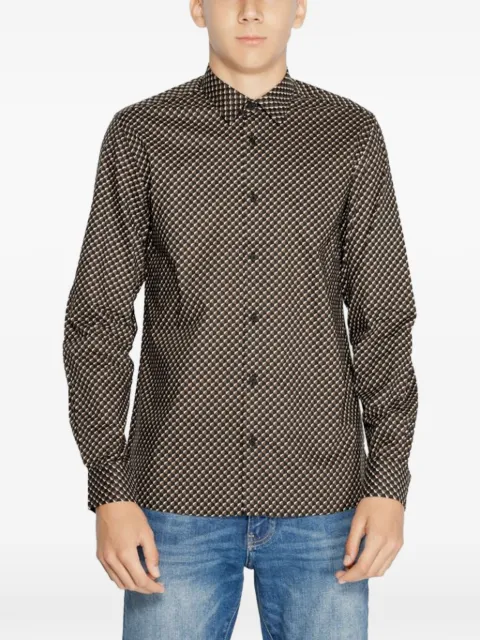 Antony Morato geometric-print cotton shirt