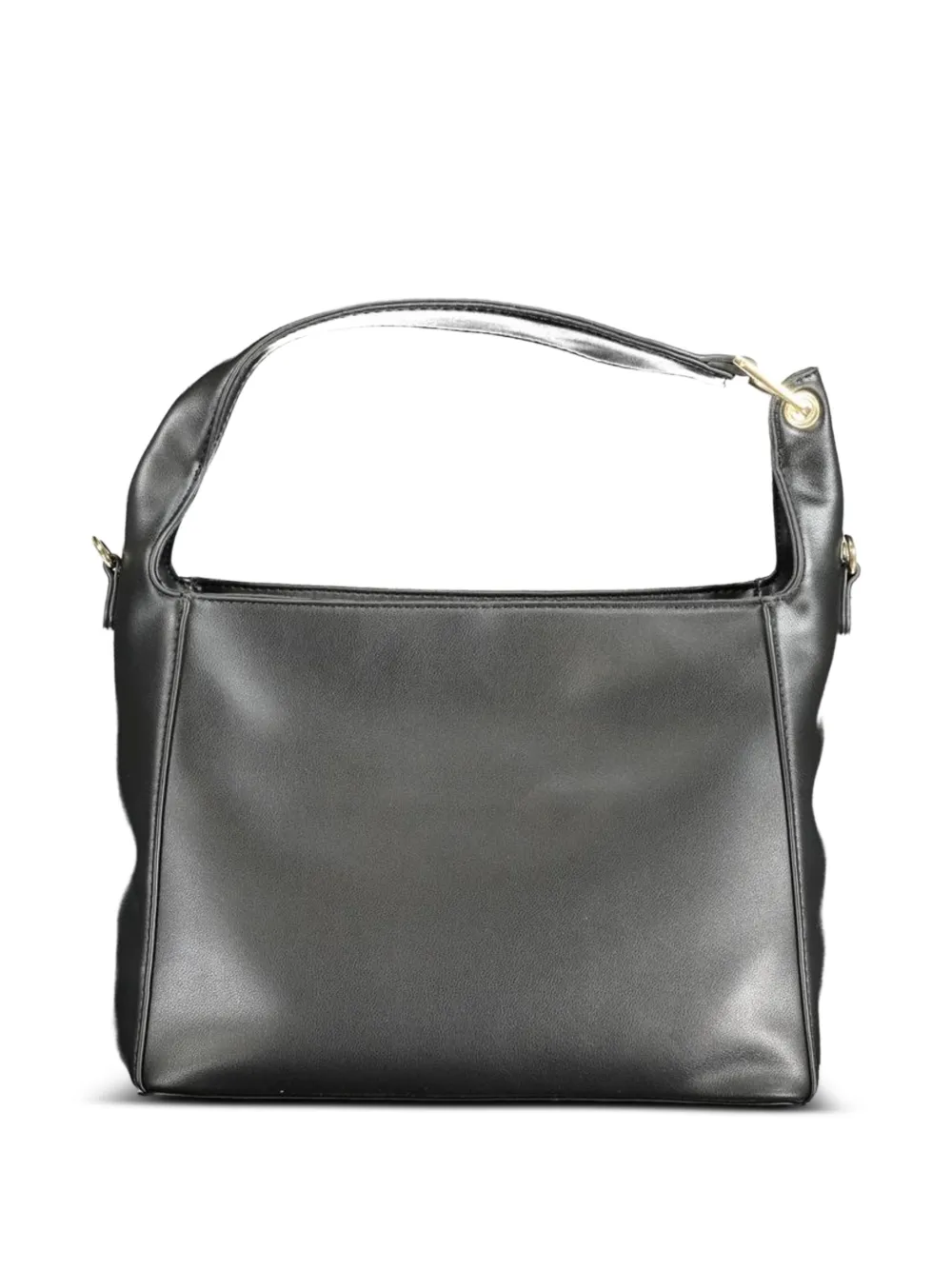 MARIO VALENTINO Hills shopper met logoplakkaat Zwart