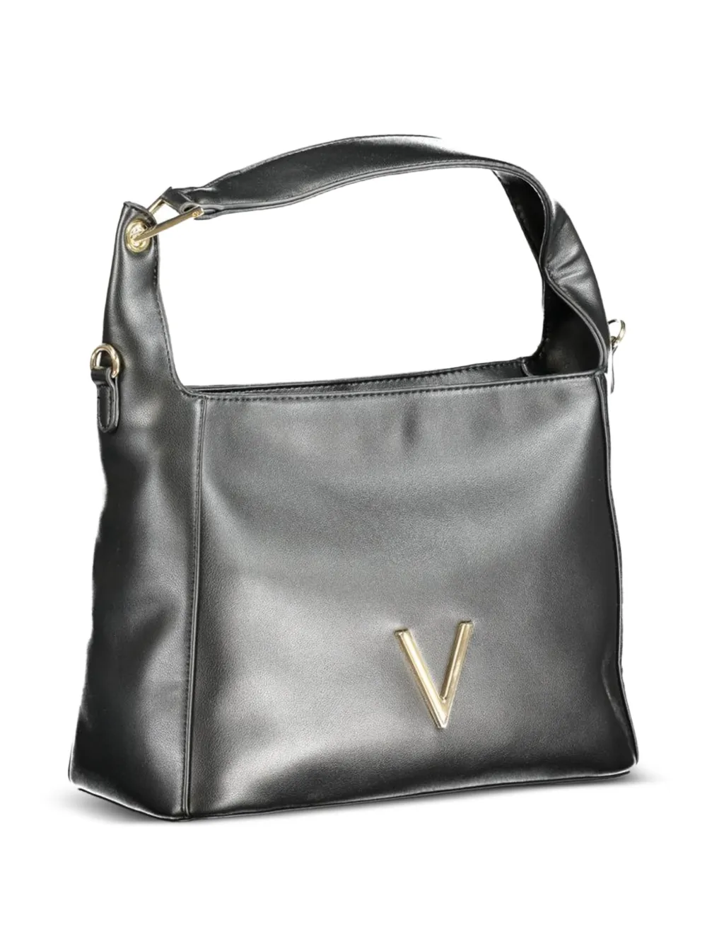 MARIO VALENTINO Hills shopper met logoplakkaat Zwart