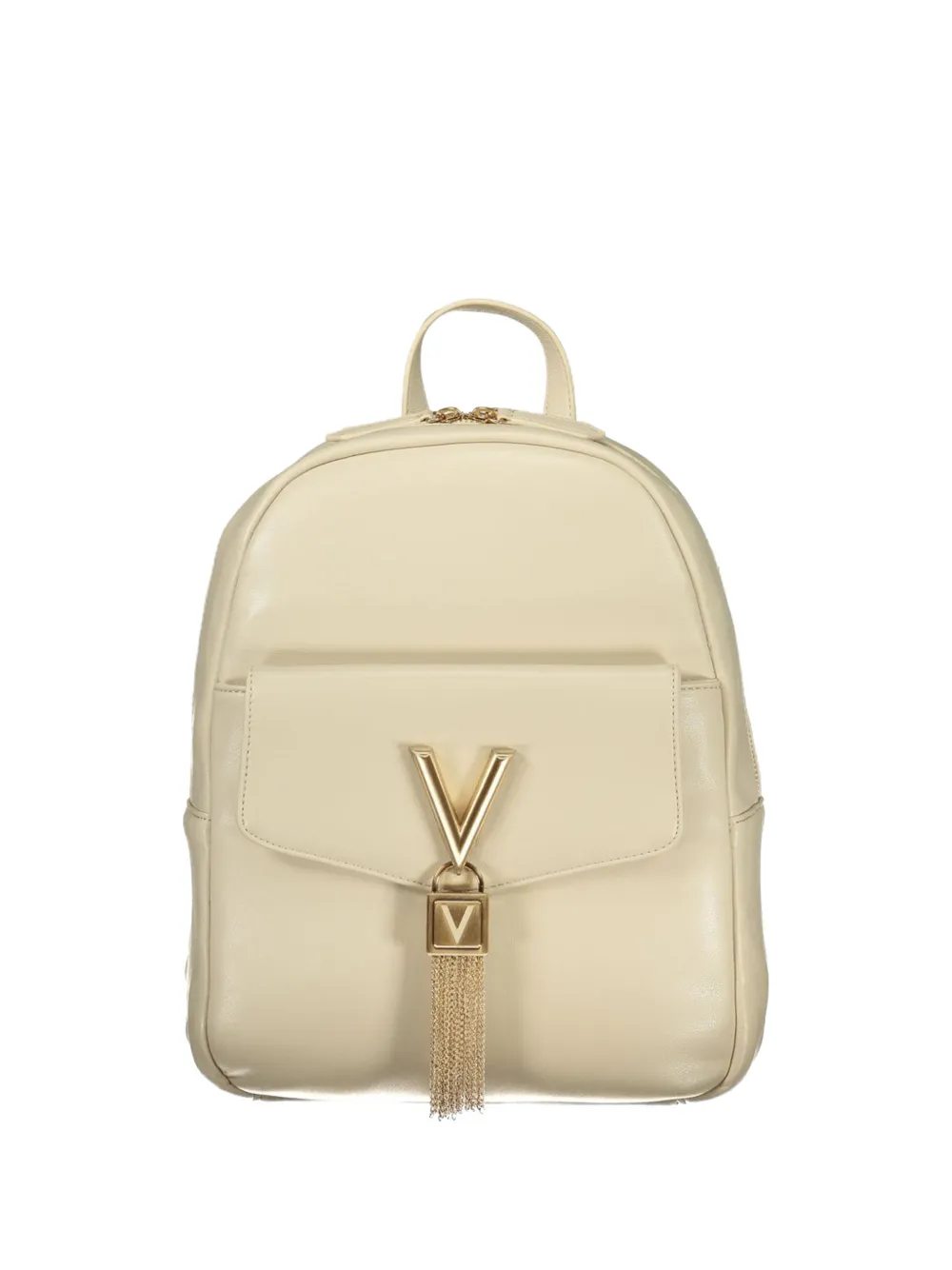 MARIO VALENTINO Stella logo-plaque backpack - Toni neutri