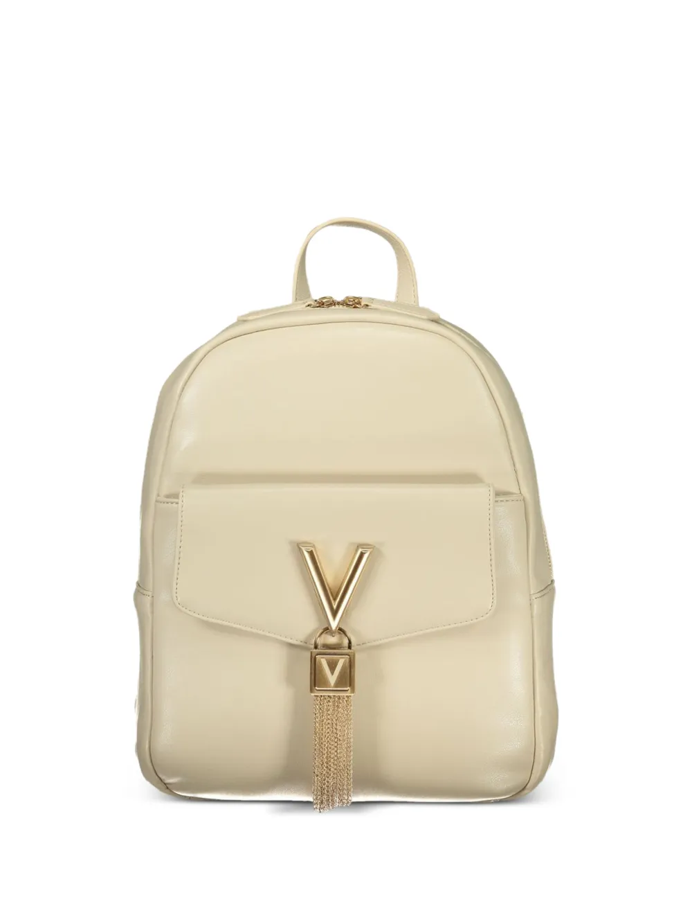 MARIO VALENTINO Stella logo-plaque backpack - Toni neutri