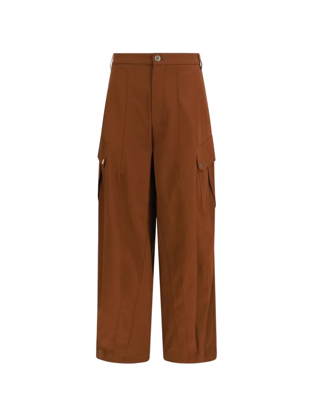 PINKO cargo-pocket palazzo pants - Marrone