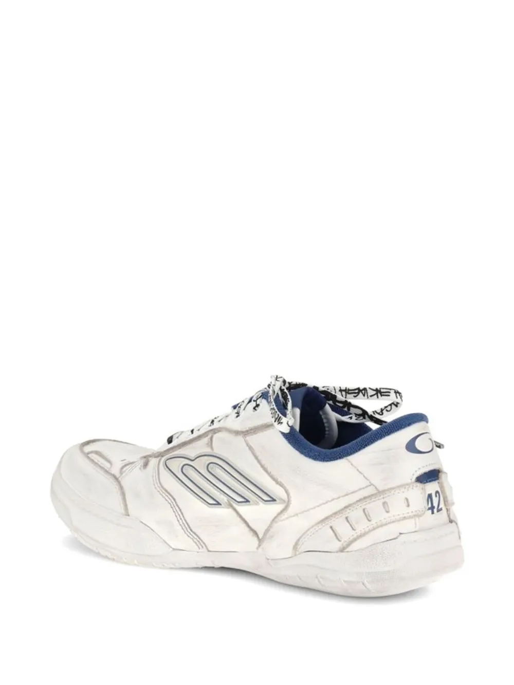 Balenciaga Hamptons distressed sneakers Wit