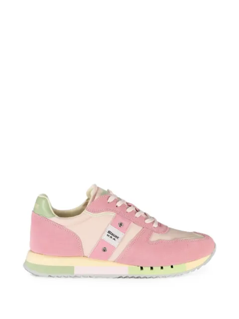 Blauer colour-block lace-up sneakers