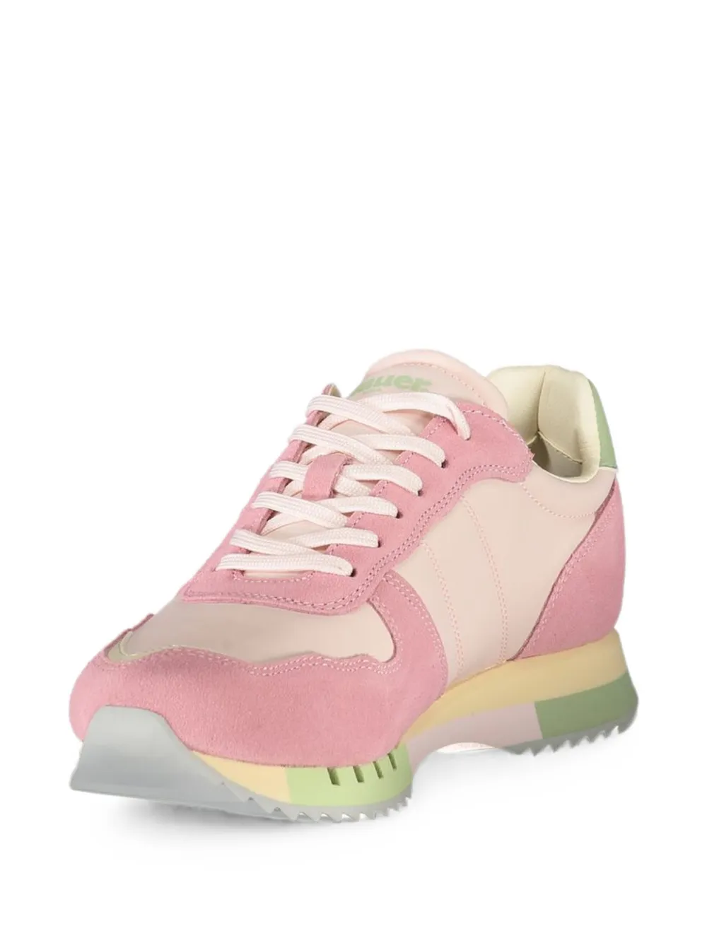 Blauer colour-block lace-up sneakers Roze