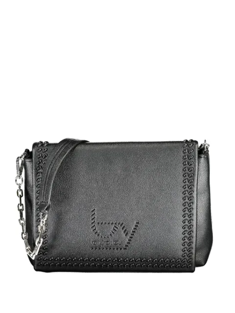 byblos studded logo-embossed shoulder bag