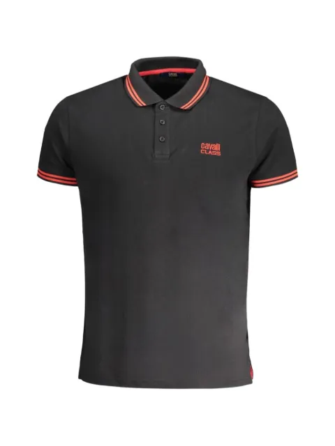 Cavalli Class embroidered-logo polo shirt
