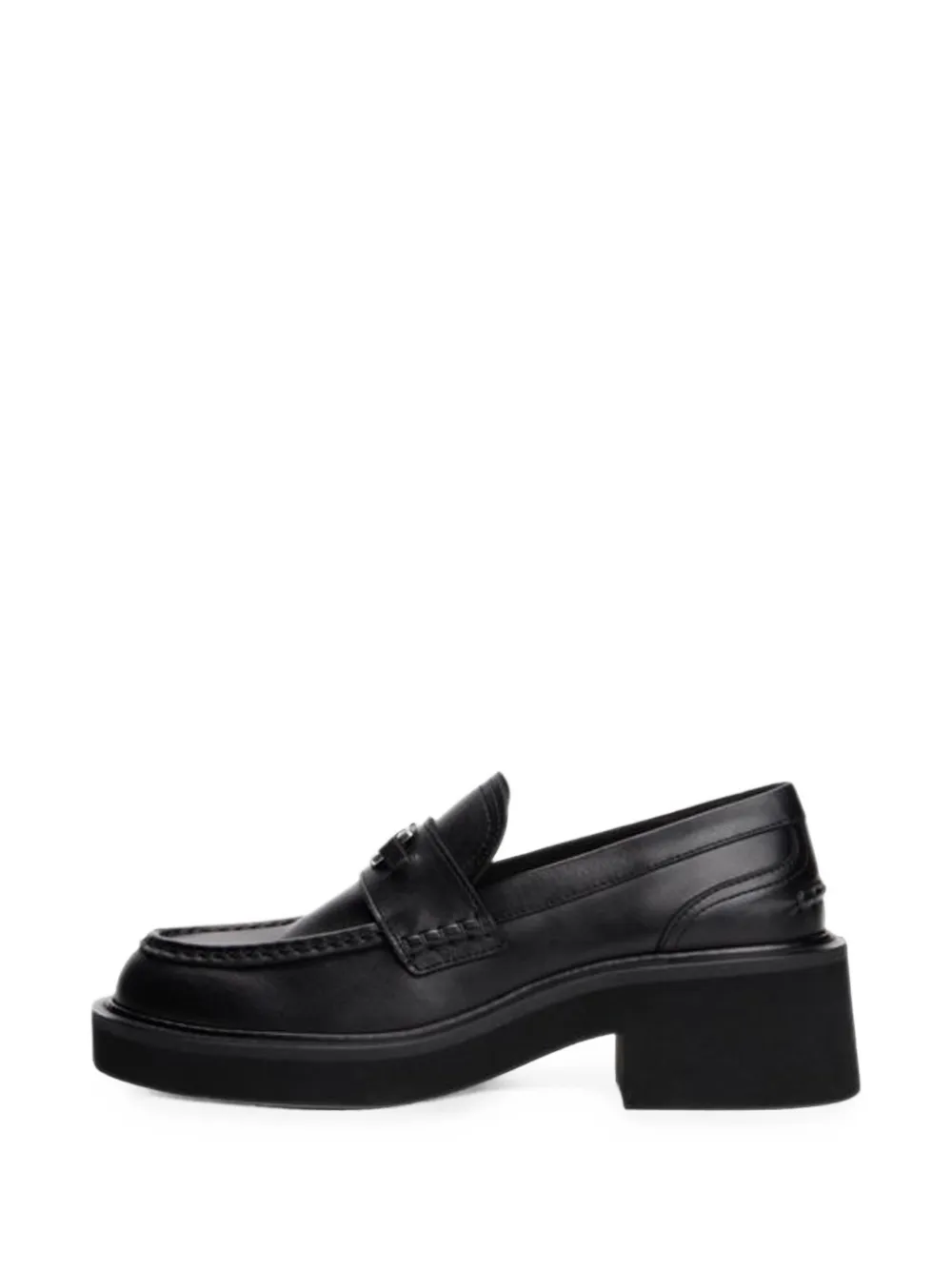 Tommy Jeans logo-plaque leather loafers - Noir Tommy Jeans logo-plaque leather loafers - Noir